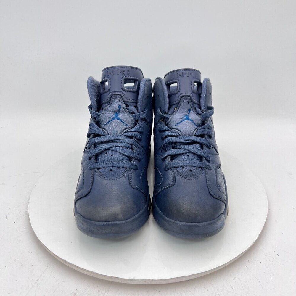 Nike Air Jordan 6 Youth Size 7Y Women 8.5 384665-400 Diffused Blue Training Shoe - Picture 2 of 11